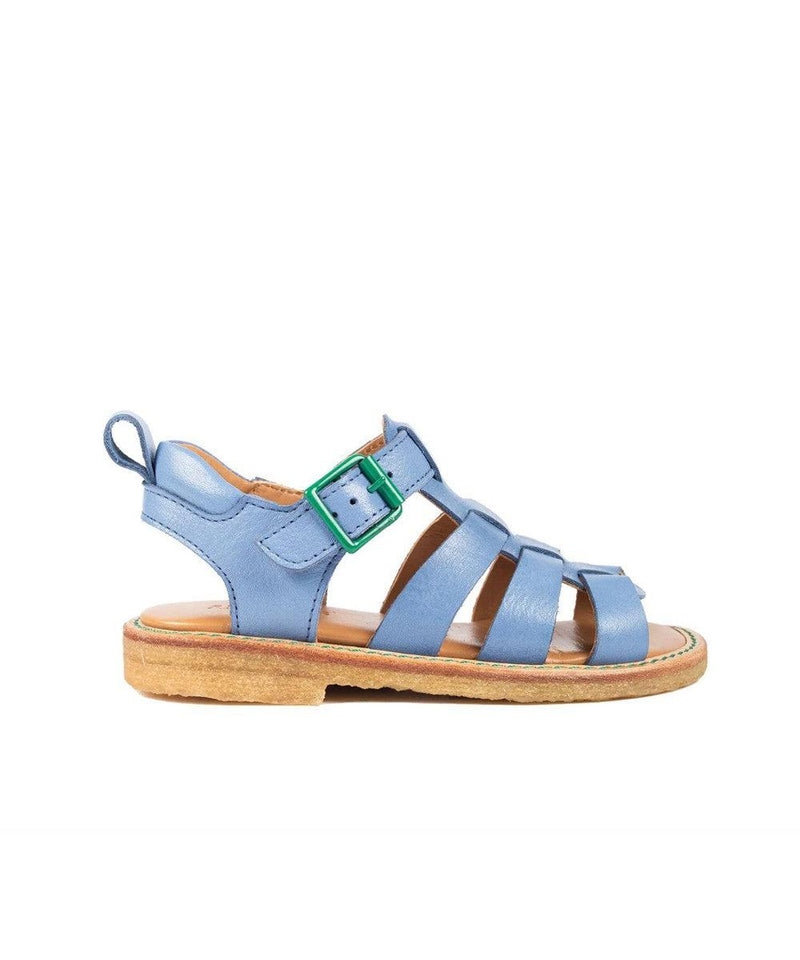 Angulus Sandal Buckle Bright Blue/Green