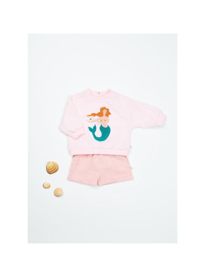 Arsène et les pipelettes Baby Sweatshirt Fabricia Powder