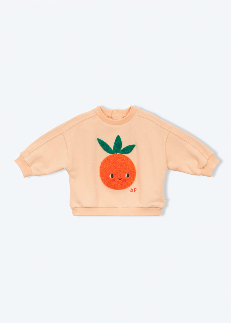 Arsène et les pipelettes Baby Sweatshirt Felicie Peach