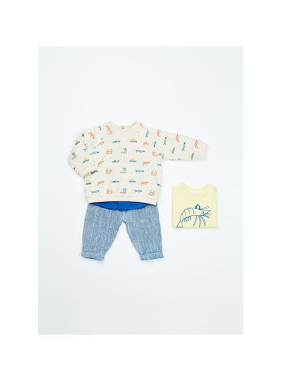 Arsène et les pipelettes Baby Sweatshirt Felicien Fish