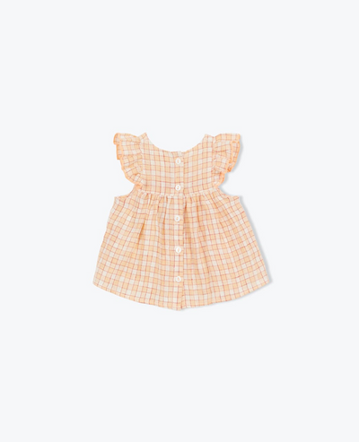 Arsène et les pipelettes Dress Baby Ferielle Peach