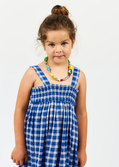 Arsène et les pipelettes Dress Florinda Cobalt