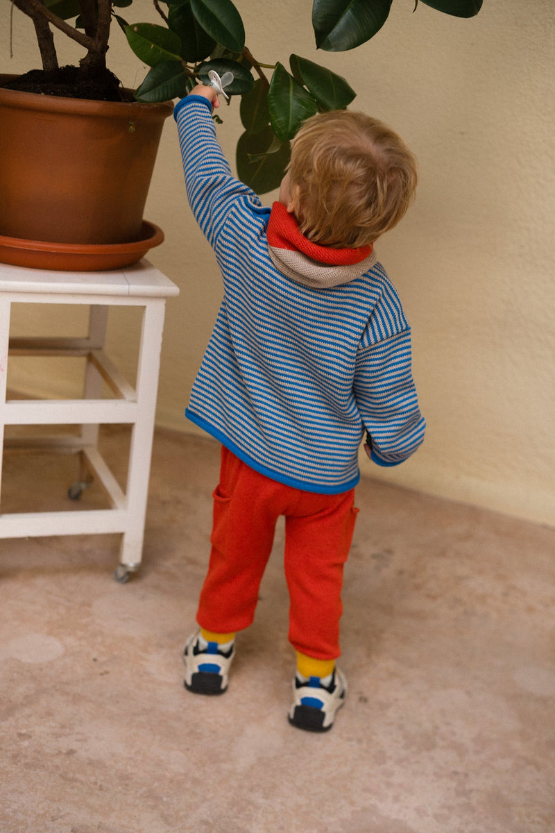 Bayiri Baby Froggy Baggy Pants Tortoise Red & Frog Gold