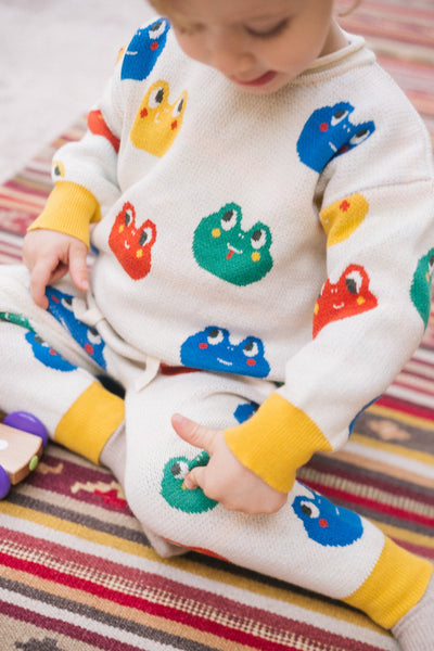 Bayiri Baby Rainbow Frogs Pants