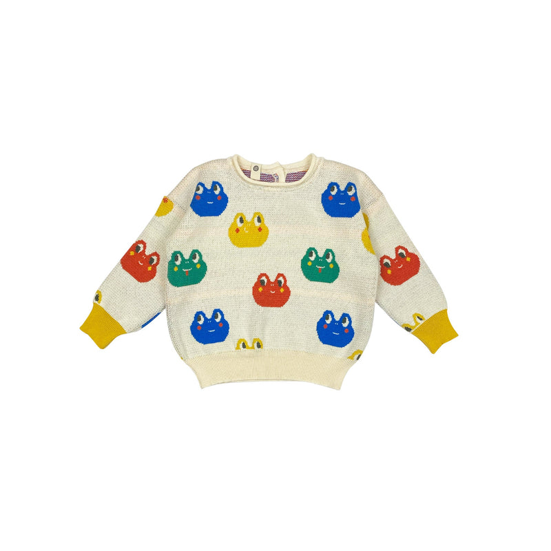 Bayiri Baby Rainbox Frogs Sweater