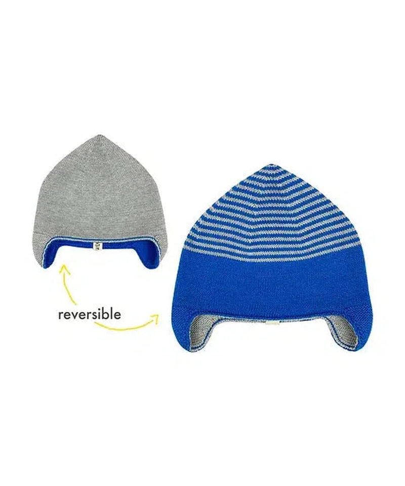 Bayiri Baby Reversible Snail Hat Galaxy Blue & Gray