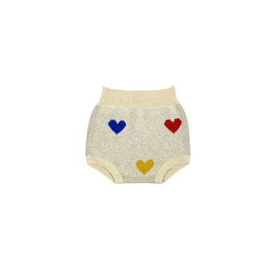 Bayiri Lovely Bloomer Milk & Multicolor Hearts