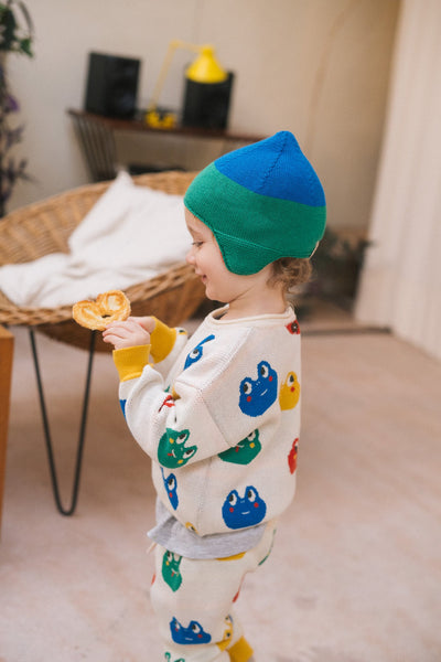 Bayiri Reversible Snail Hat Galaxy Blue & Green