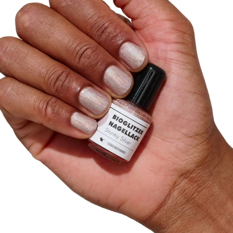 Birkenspanner Bio Nagellak Stormy Silver