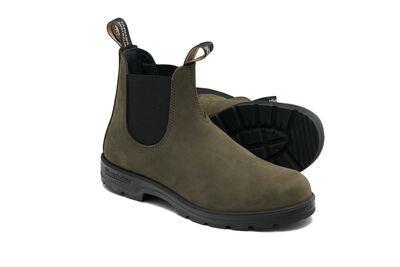 Blundstone 1615 Original Waxed Suede Dark Olive