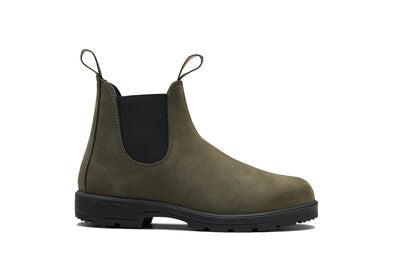 Blundstone 1615 Original Waxed Suede Dark Olive