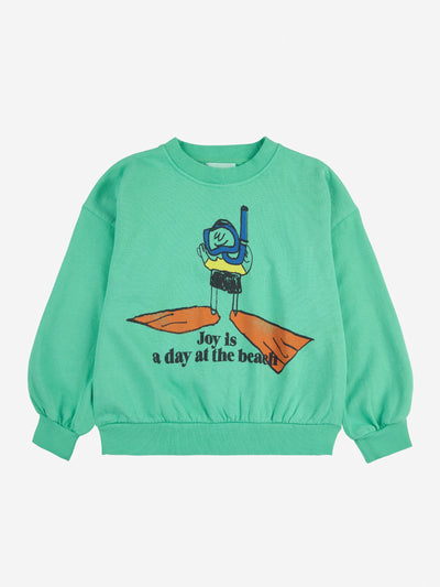 Bobo Choses A Day At The Beach Sweatshirt Light Green