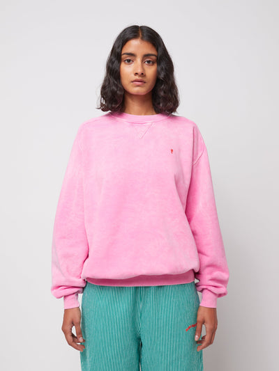 Bobo Choses ADULT Bear Relaxed Sweatshirt Pink