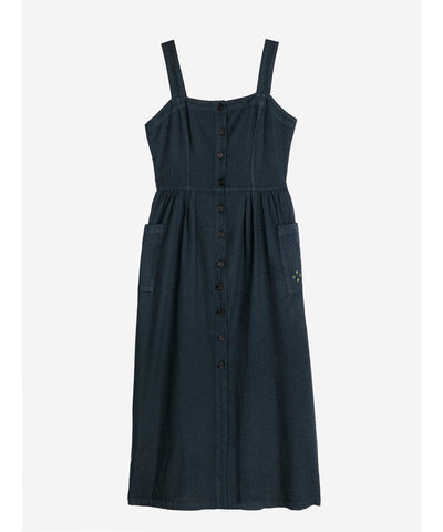 Bobo Choses ADULT buttoned strap dress Navy