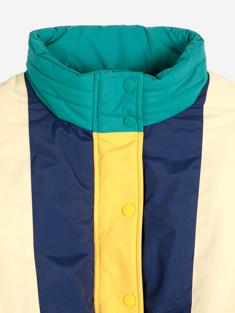 Bobo Choses ADULT Color Block Padded Jacket Navy Blue