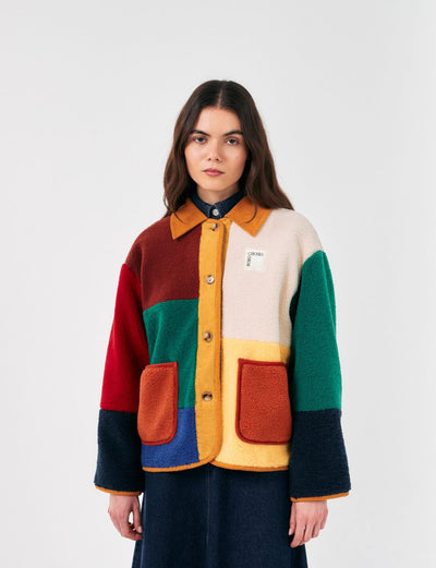 Bobo Choses ADULT Color Block Sheepskin Jacket