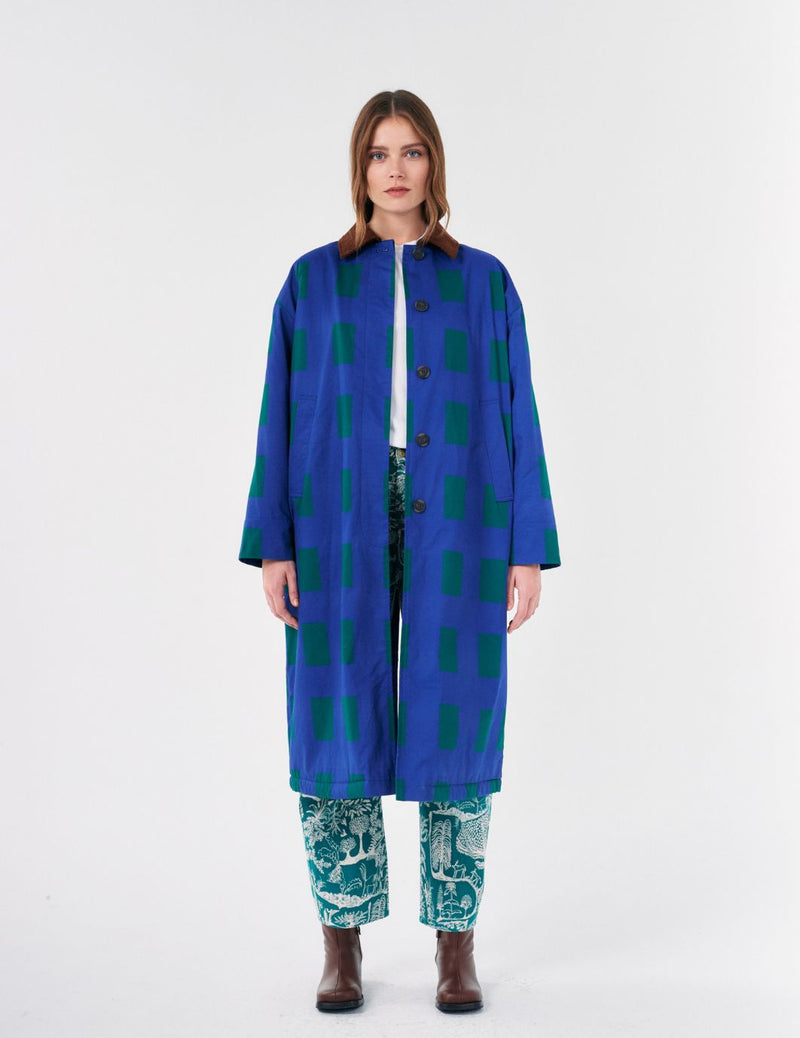 Bobo Choses ADULT Color Game Patched Print Long Coat