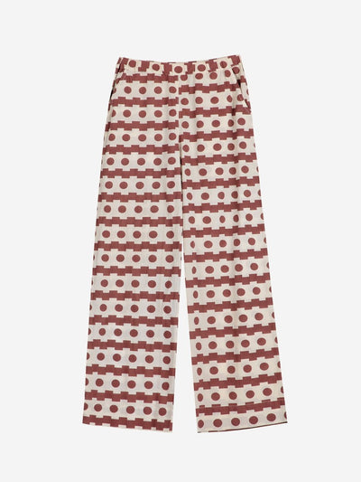 Bobo Choses ADULT Geometric Print Wide-Leg Trousers