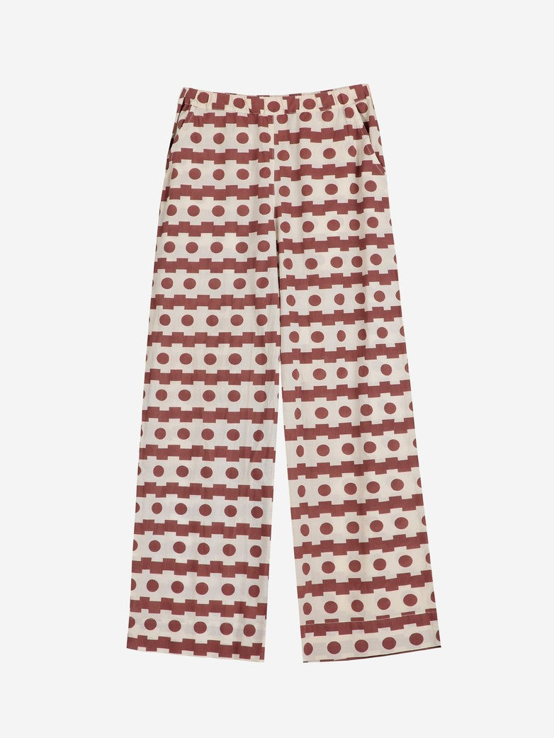 Bobo Choses ADULT Geometric Print Wide-Leg Trousers