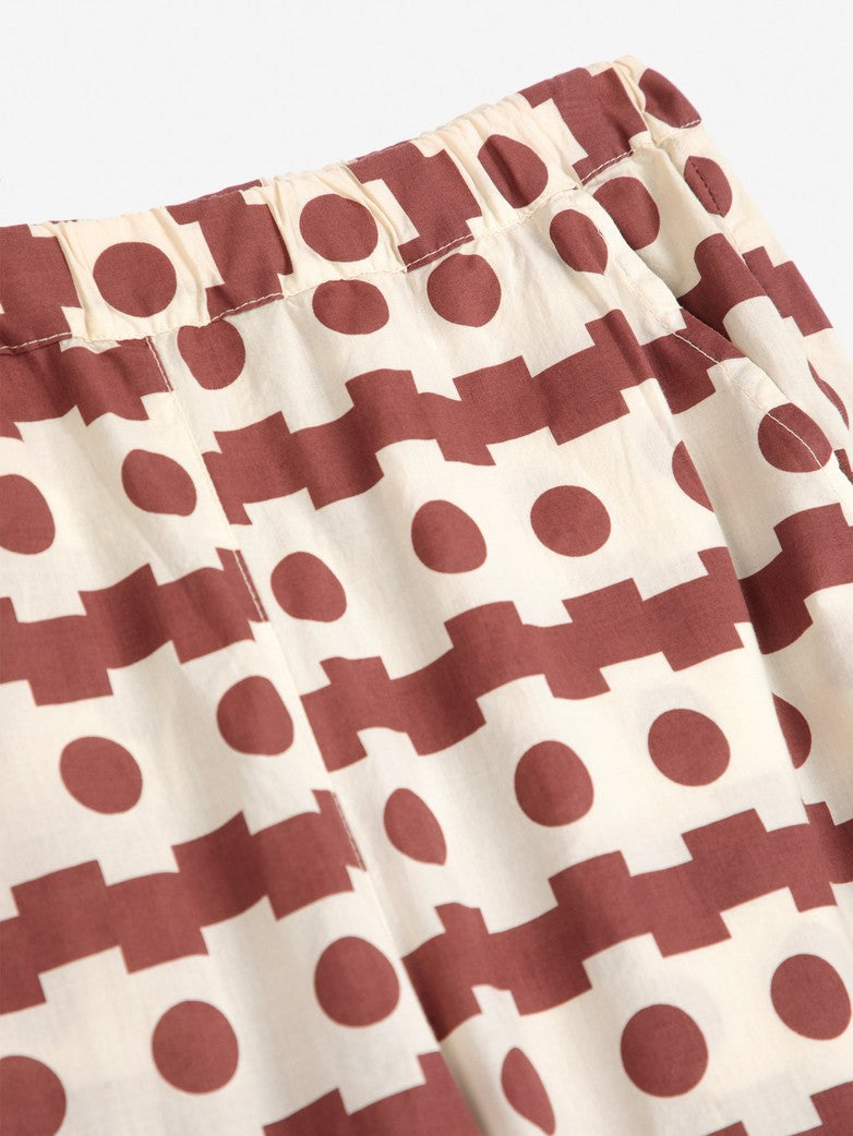 Bobo Choses ADULT Geometric Print Wide-Leg Trousers