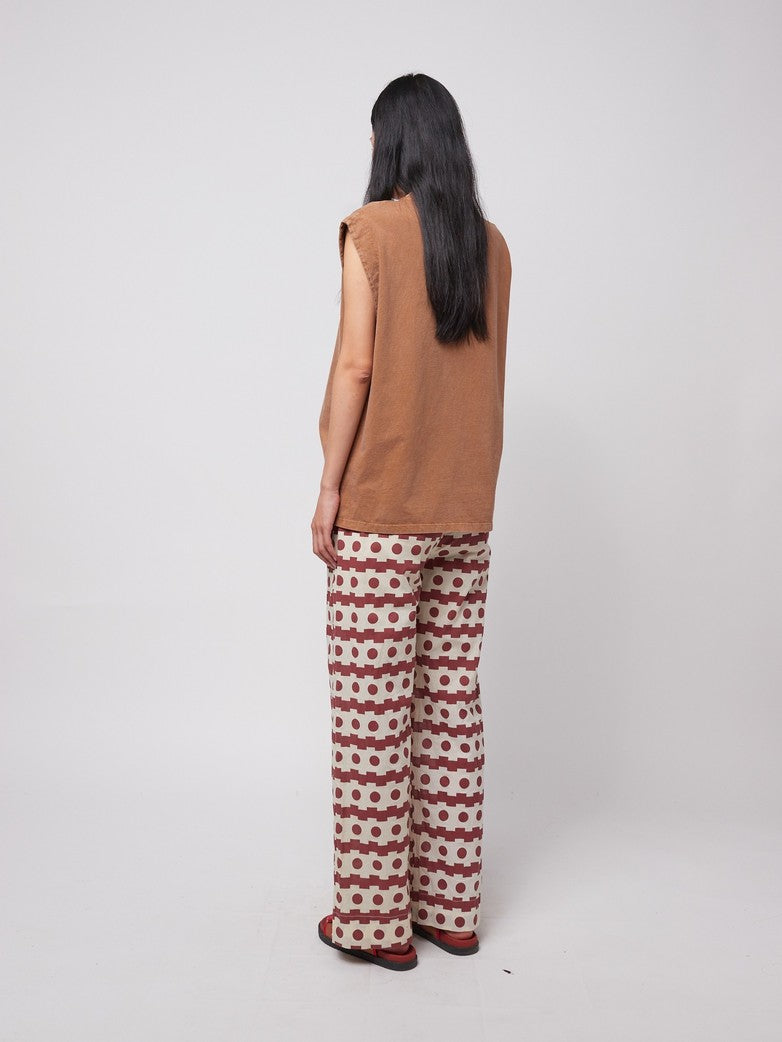 Bobo Choses ADULT Geometric Print Wide-Leg Trousers