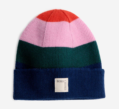 Bobo Choses ADULT Multi Stripes Knitted Beanie