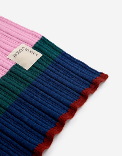 Bobo Choses ADULT Multi Stripes Knitted Scarf