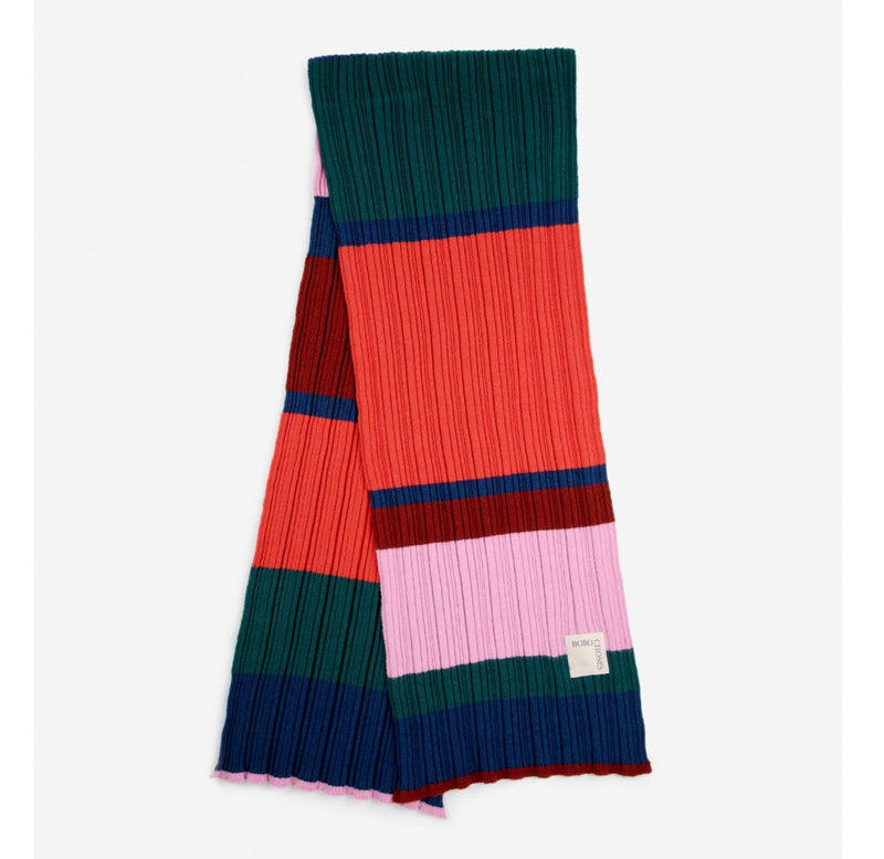 Bobo Choses ADULT Multi Stripes Knitted Scarf