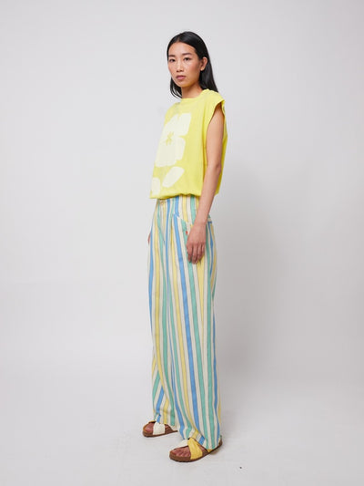 Bobo Choses ADULT Multicolor Stripes Pleated Trousers