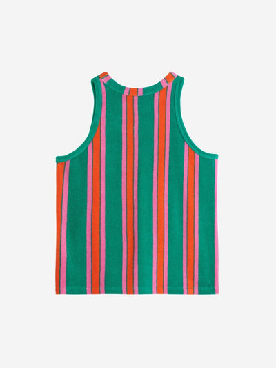 Bobo Choses ADULT Multicolor Stripes Terry Tank Top