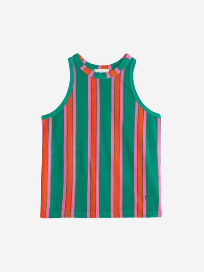 Bobo Choses ADULT Multicolor Stripes Terry Tank Top