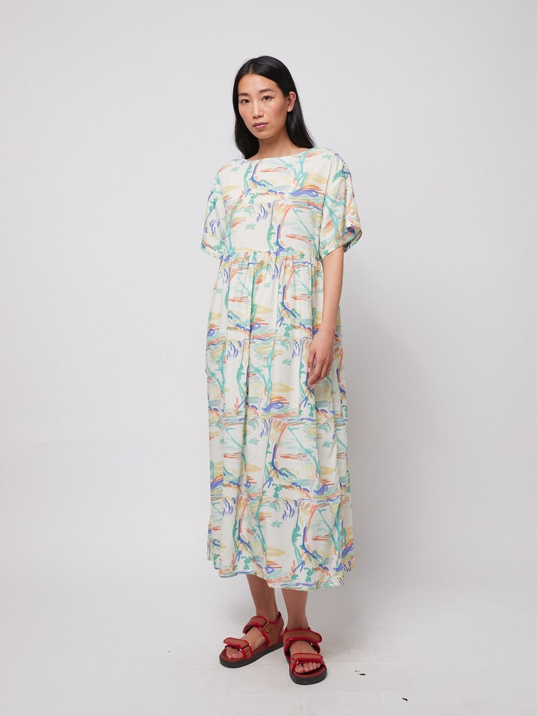 Bobo Choses ADULT Spring Landscape Print Loose Dress