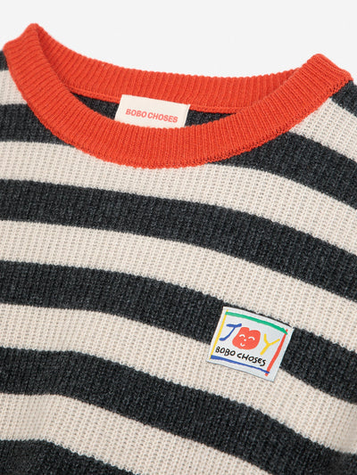 Bobo Choses ADULT Striped Wool Blended Jumperv Multicolor