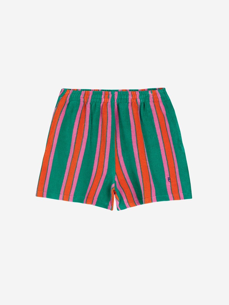 Bobo Choses ADULT Stripes Terry Shorts Multicolor