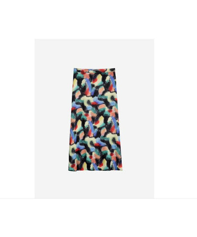 Bobo Choses ADULT World Print Midi Skirt Multi