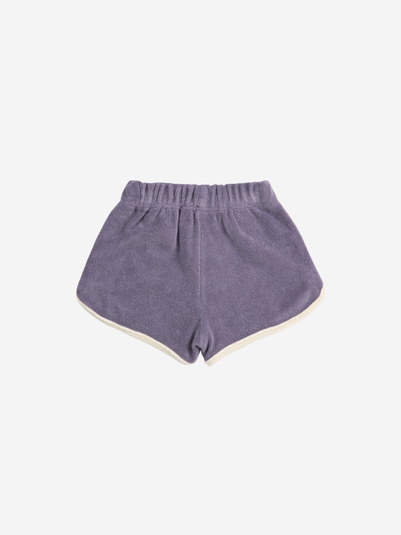 Bobo Choses Baby Blue Terry Cloth Shorts Navy