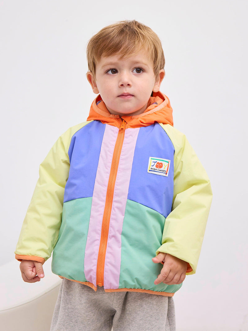 Bobo Choses Baby Color Block Reversible Light Anorak