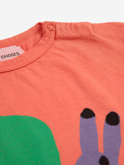 Bobo Choses Baby Funny Snail T-shirt Orange