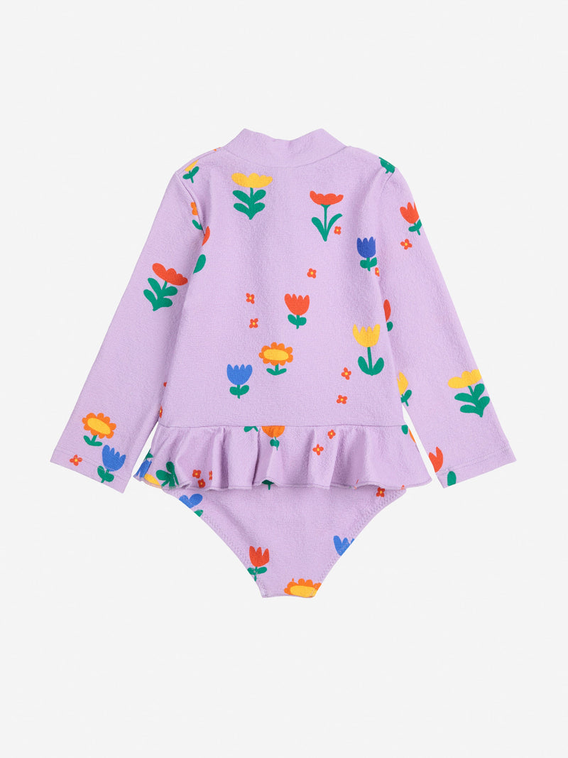 Bobo Choses Baby Garden Party All Over Swim Overall Lavender