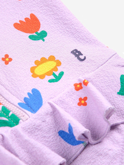 Bobo Choses Baby Garden Party All Over Swim Overall Lavender