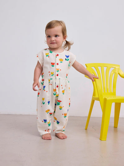 Bobo Choses Baby Garden Party All Over Woven Overall