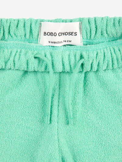 Bobo Choses Baby Green Color Block Jogging Pants