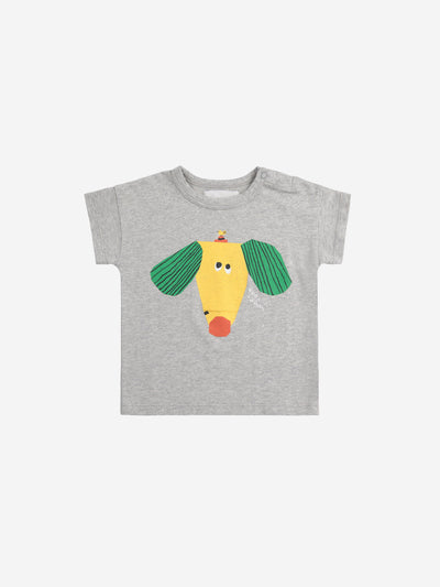 Bobo Choses Baby Happy Dog T-shirt Heather Grey