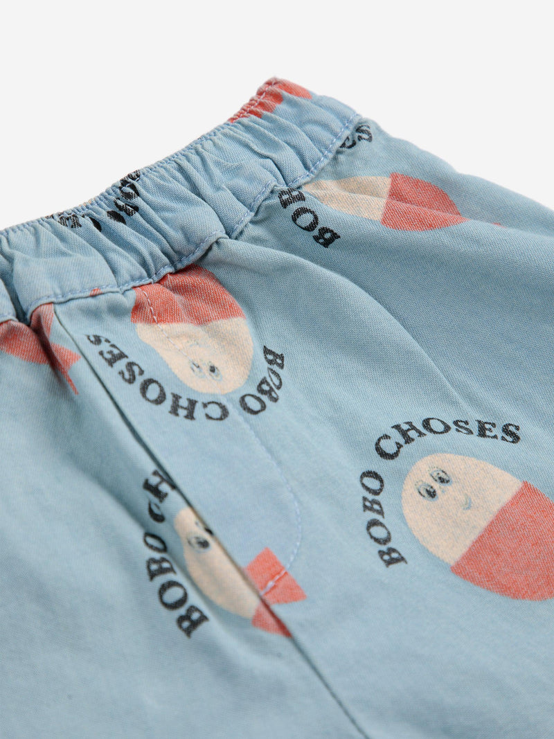 Bobo Choses Baby Morning Egg All Over Denim Shorts