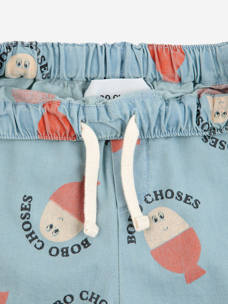 Bobo Choses Baby Morning Egg All Over Denim Shorts