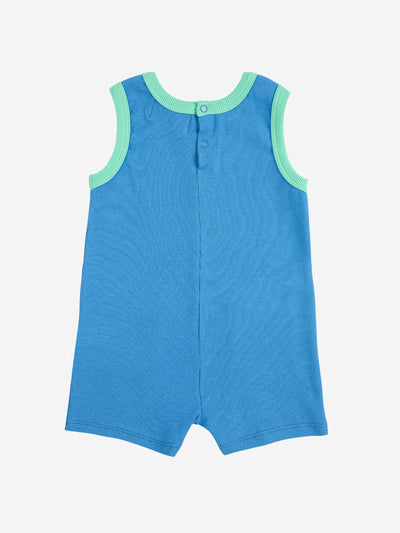 Bobo Choses Baby Smiling Playsuit Blue