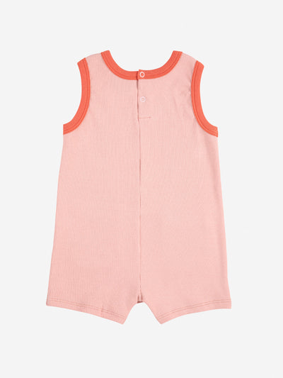 Bobo Choses Baby Smiling Playsuit Pink