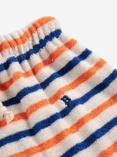 Bobo Choses Baby Striped Terry Cloth Harem Pants Multicolor