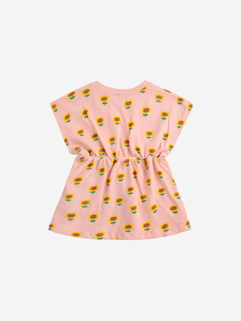 Bobo Choses Baby Sunflower All Over Dress Light Pink