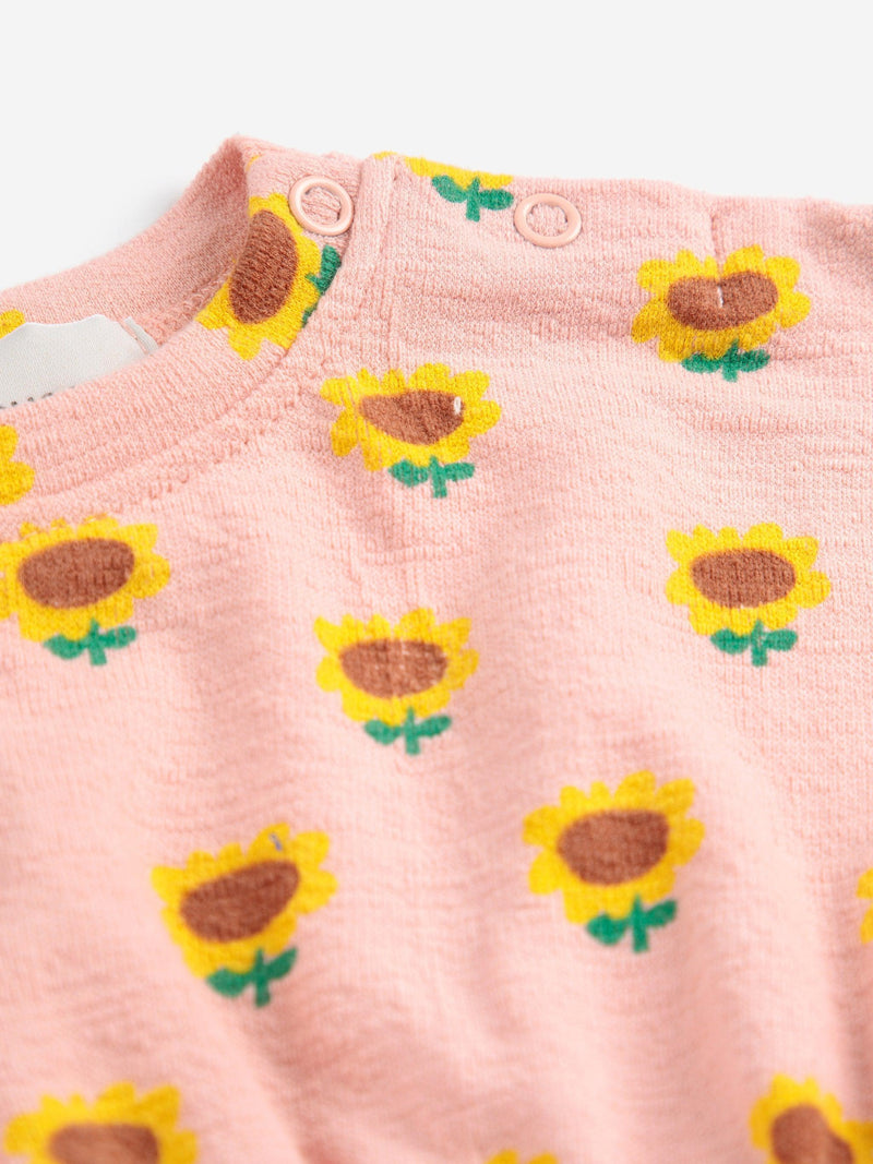 Bobo Choses Baby Sunflower All Over Dress Light Pink